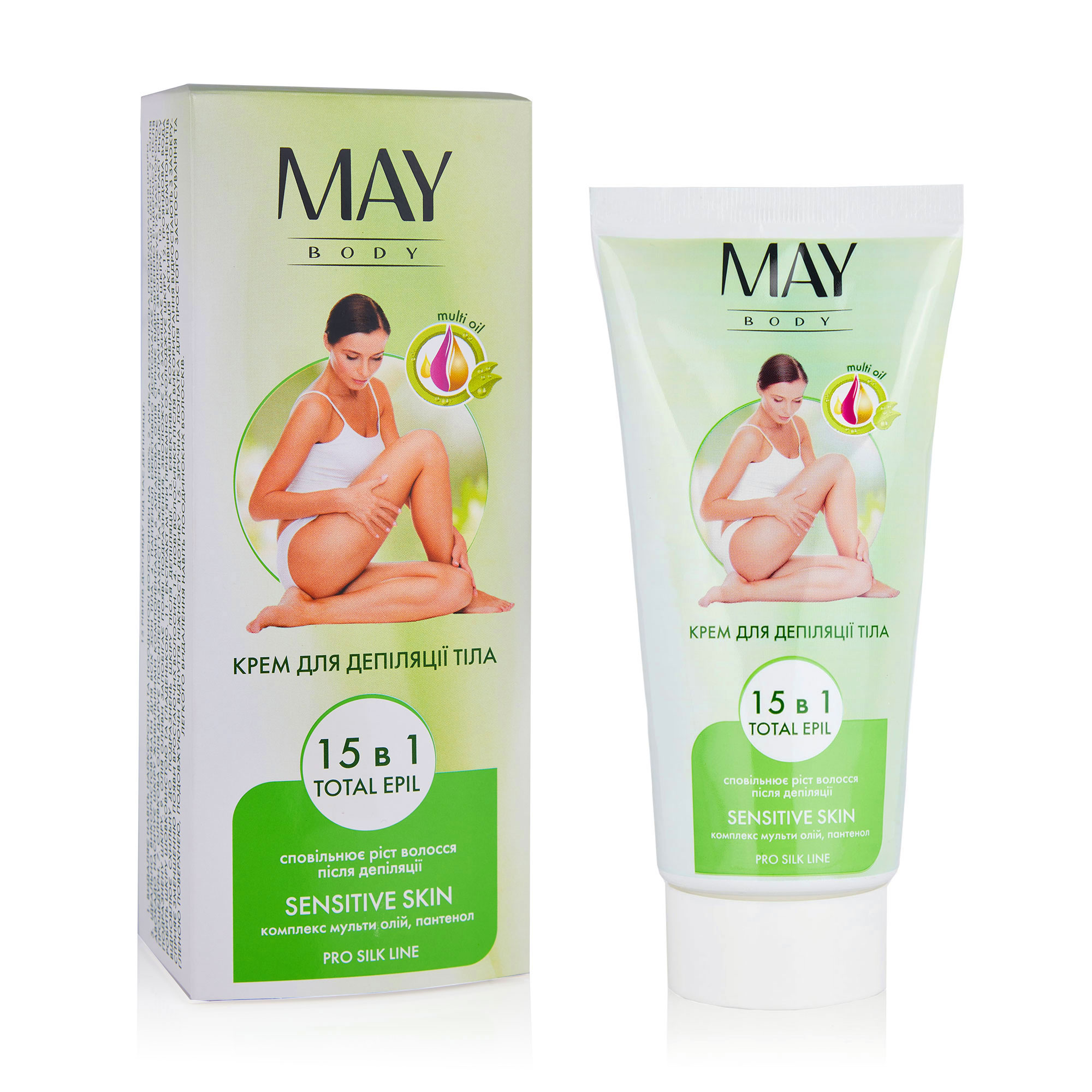 Крем для депіляції MAY body 15 в 1, 200 мл