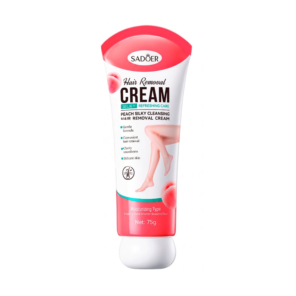 Крем для депіляції Sadoer Peach Silky Cleansing Hair Removal Cream, 75 г